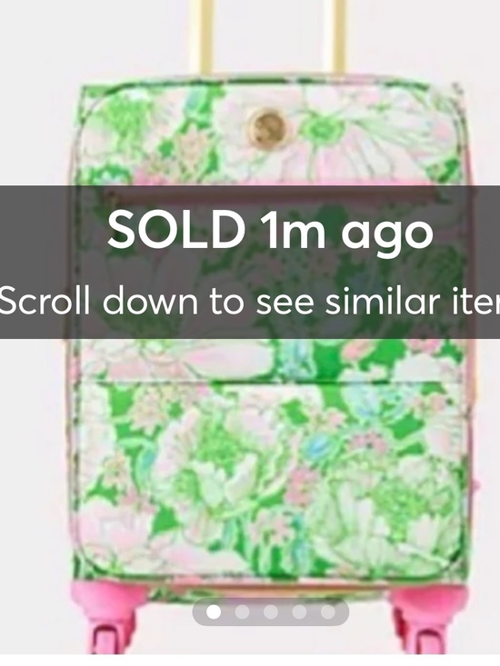 Lilly Pulitzer Handbags - 💚🌸NWT Lilly Pulitzer Rolling Suitcase GWP In Poppyland💚🌸